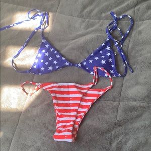 American flag bikini